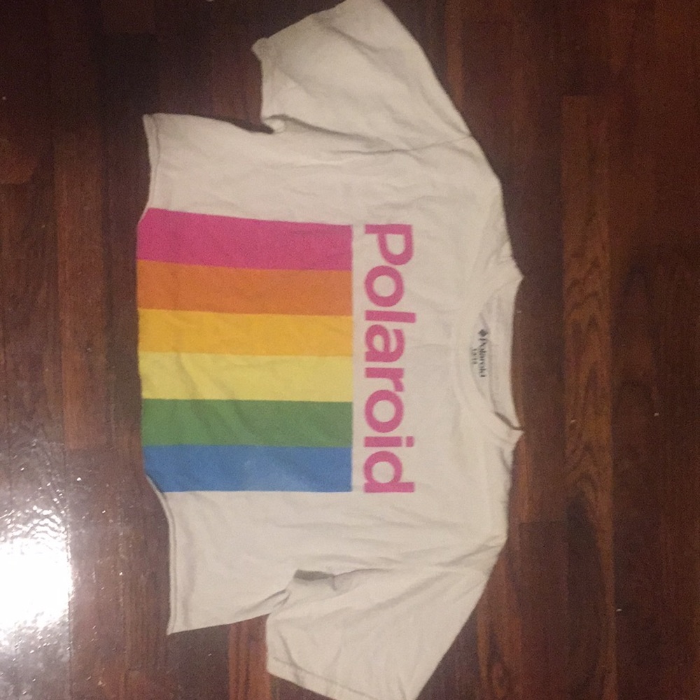 Girls Polaroid Crop Top